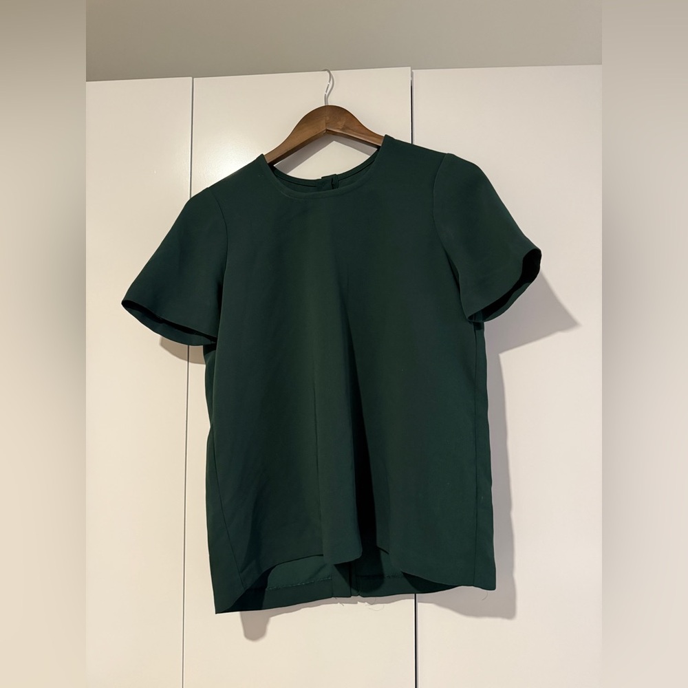 MADEWELL Tailored Tee with Button Back